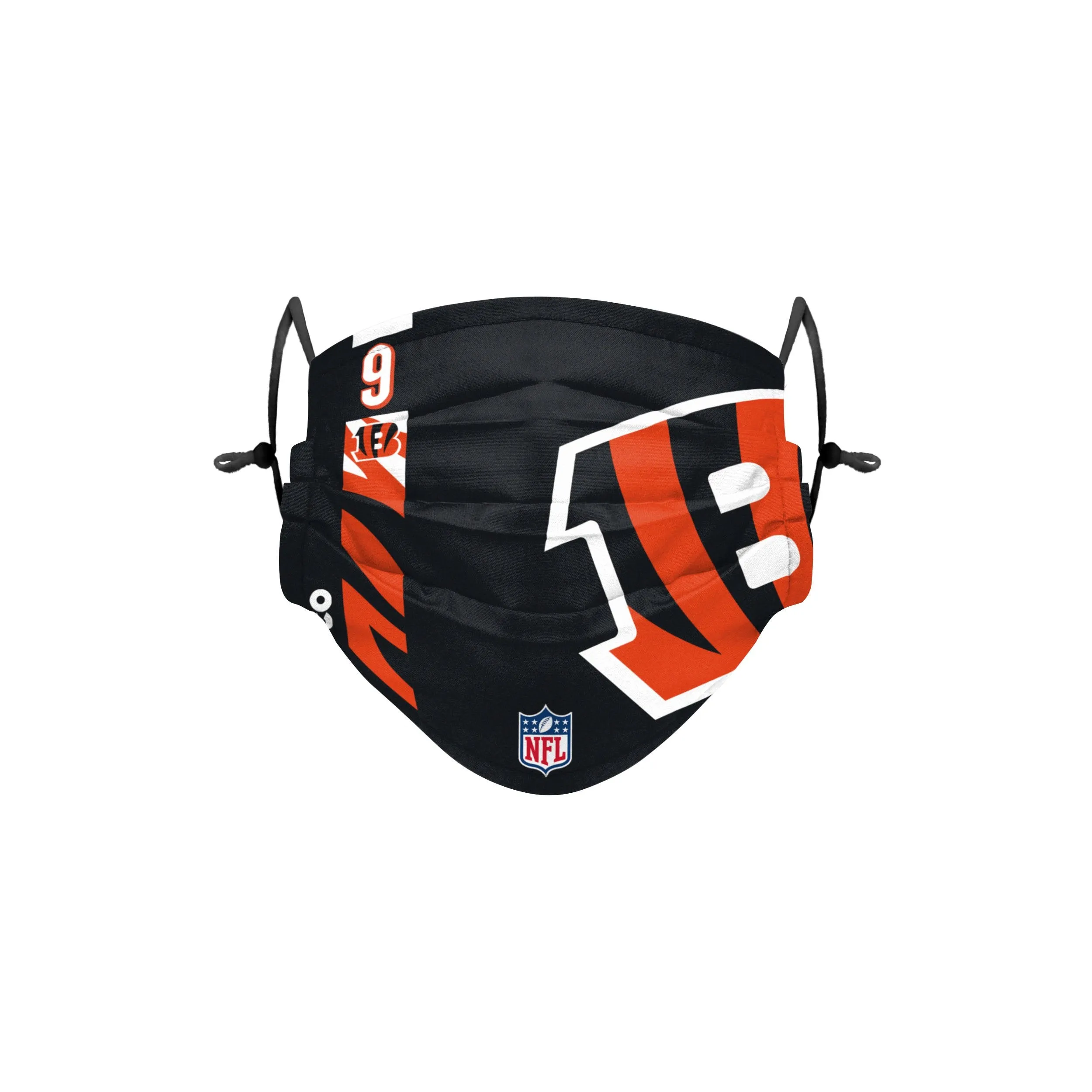 Cincinnati Bengals NFL Joe Burrow On-Field Sideline Logo Face Cover