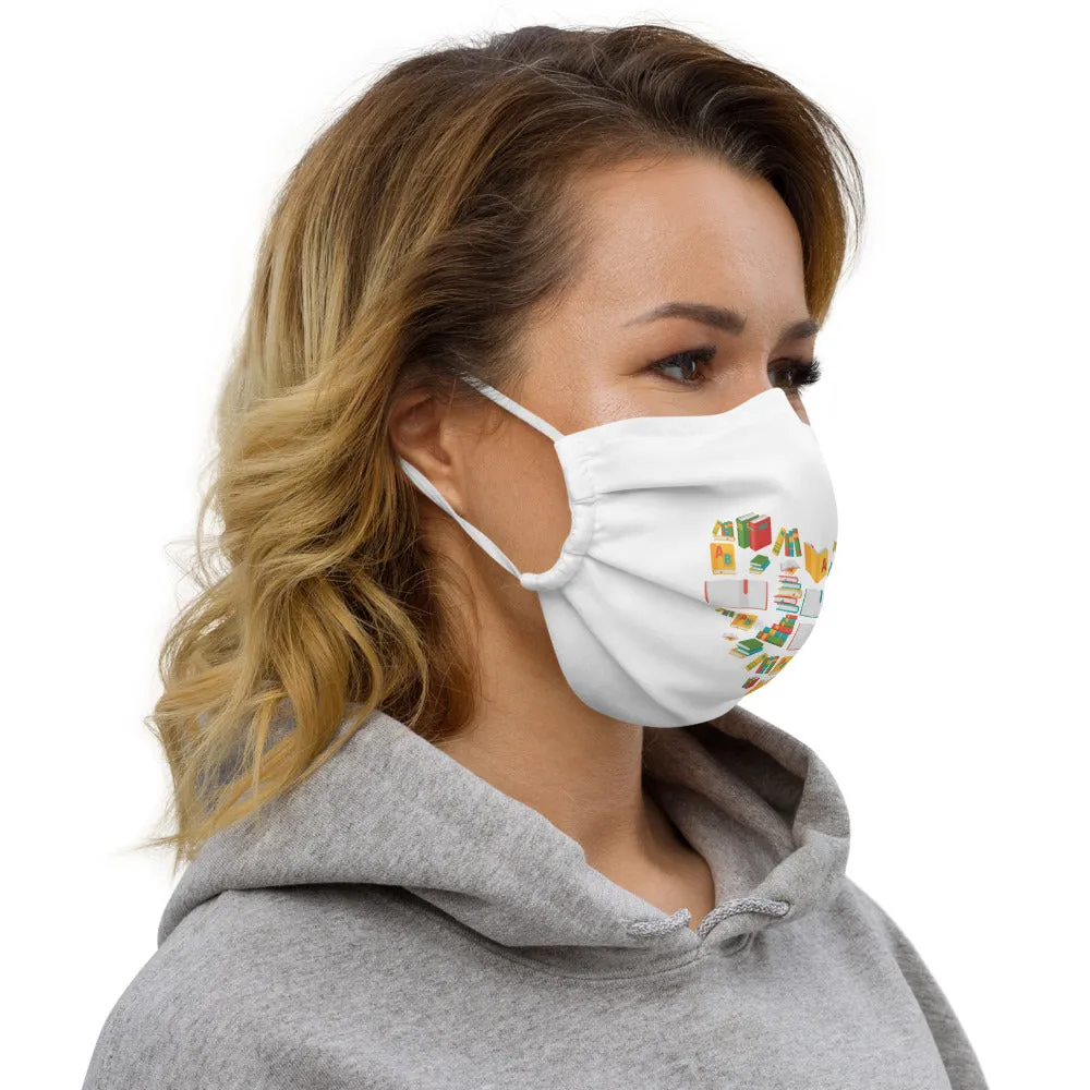 Color My Heart Premium Face Mask