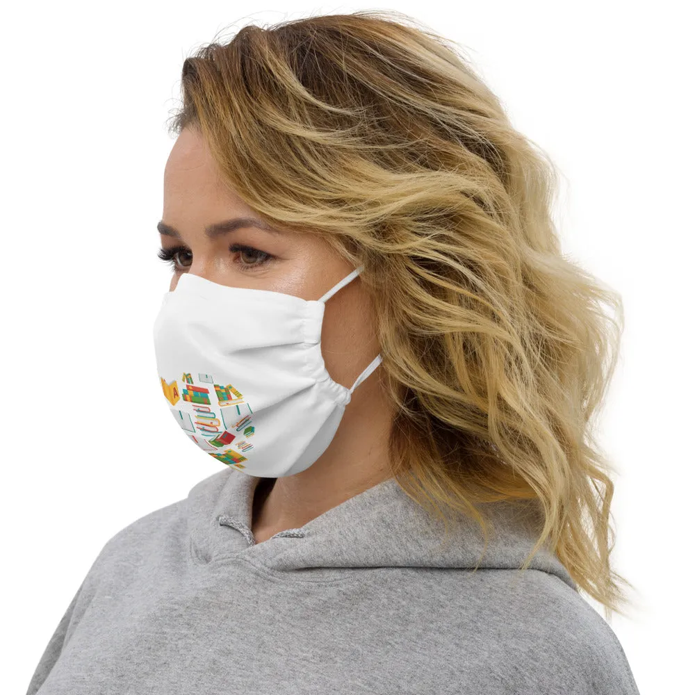 Color My Heart Premium Face Mask