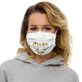 Color My Heart Premium Face Mask