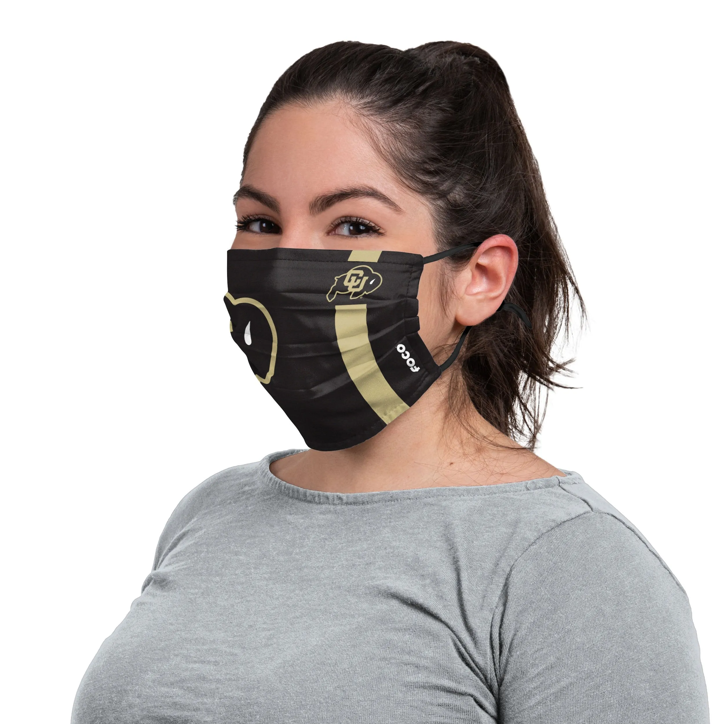 Colorado Buffaloes NCAA On-Field Sideline Logo Face Cover