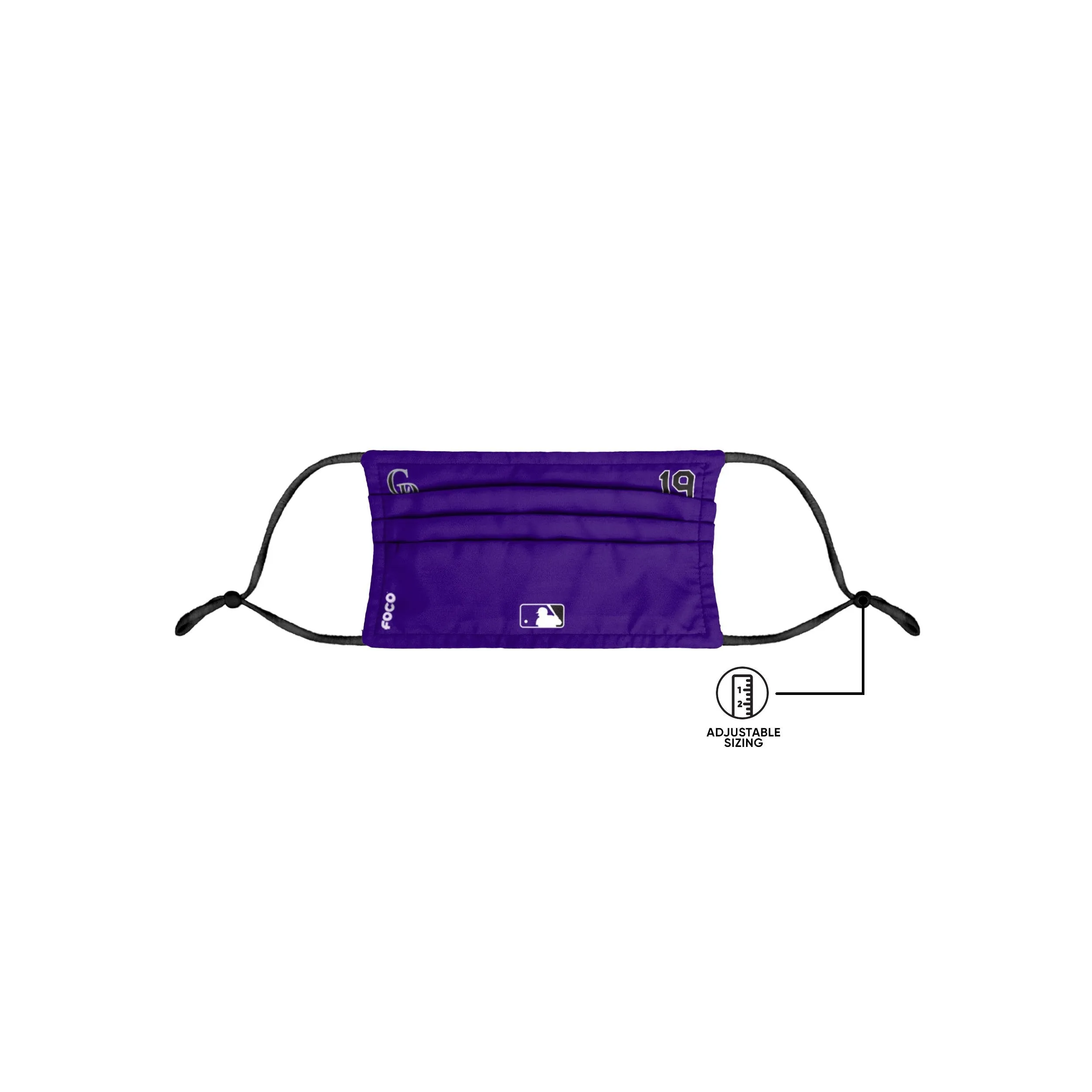 Colorado Rockies MLB Charlie Blackmon On-Field Gameday Adjustable Face Cover
