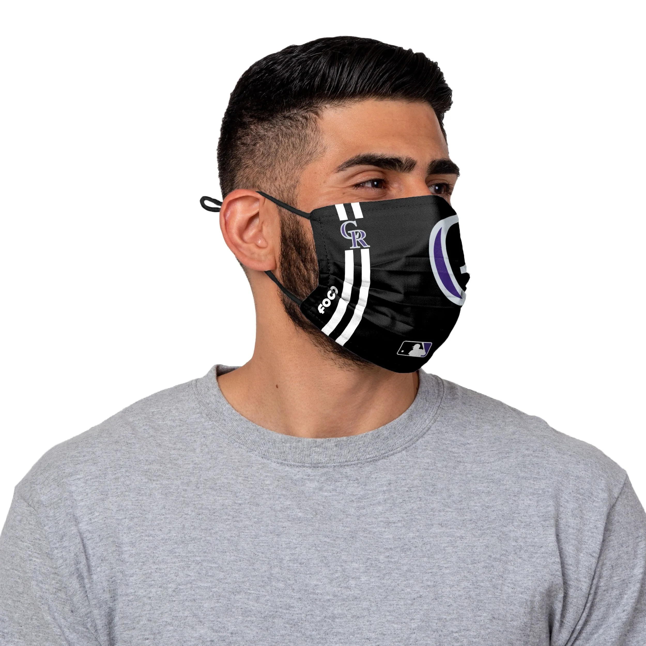 Colorado Rockies MLB On-Field Adjustable Black Face Cover