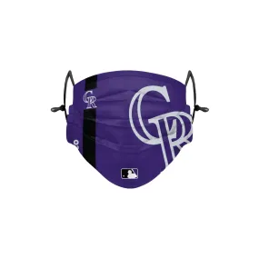 Colorado Rockies MLB On-Field Adjustable Purple Face Cover