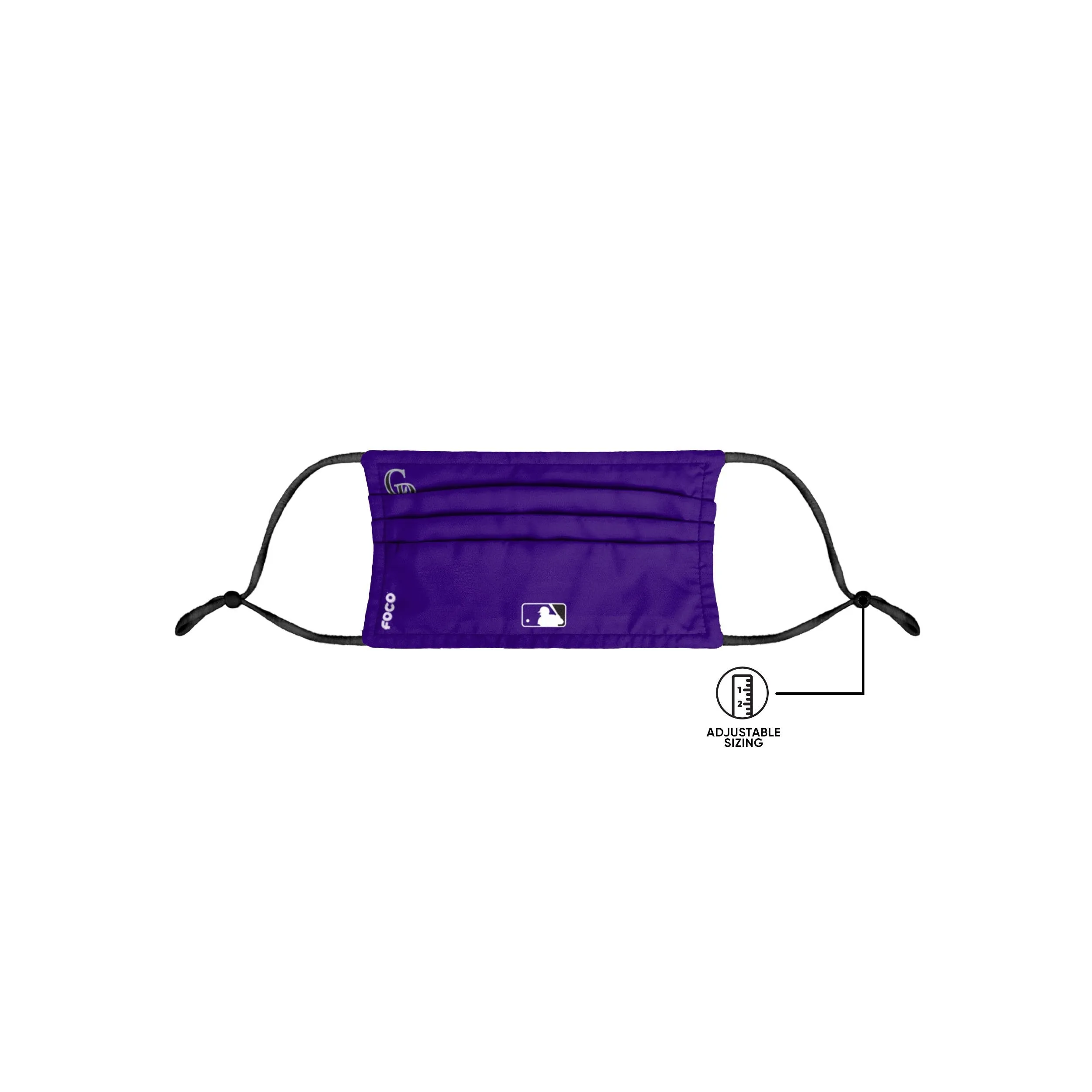 Colorado Rockies MLB On-Field Gameday Adjustable Face Cover