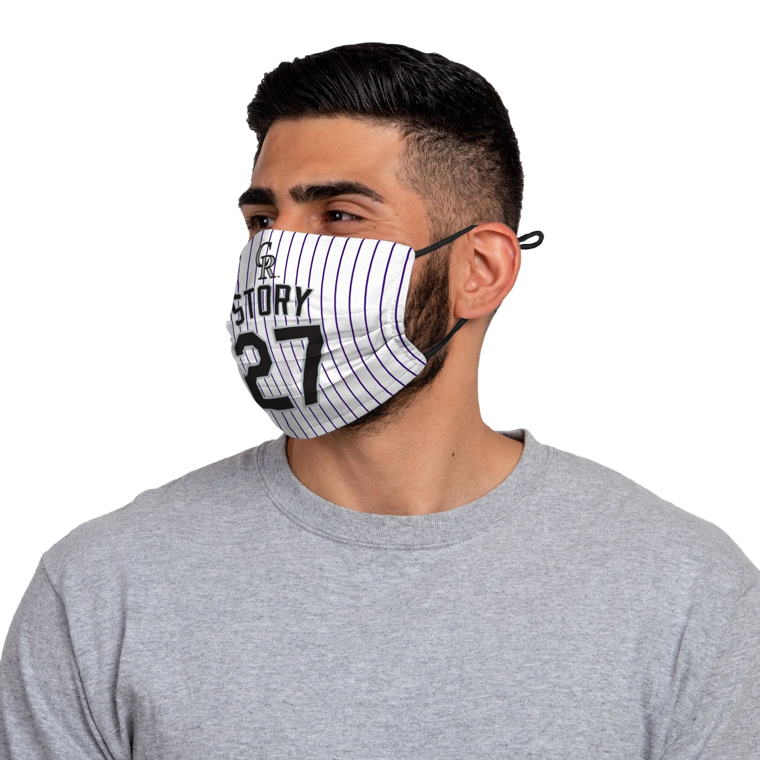Colorado Rockies MLB Trevor Story Adjustable Face Cover