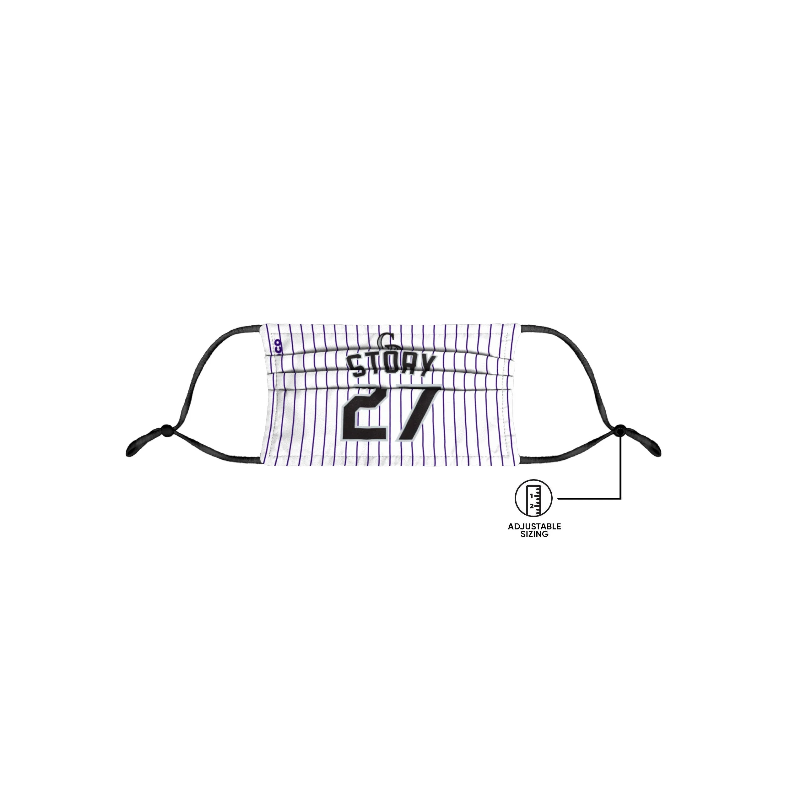 Colorado Rockies MLB Trevor Story Adjustable Face Cover