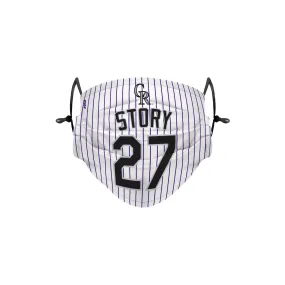 Colorado Rockies MLB Trevor Story Adjustable Face Cover