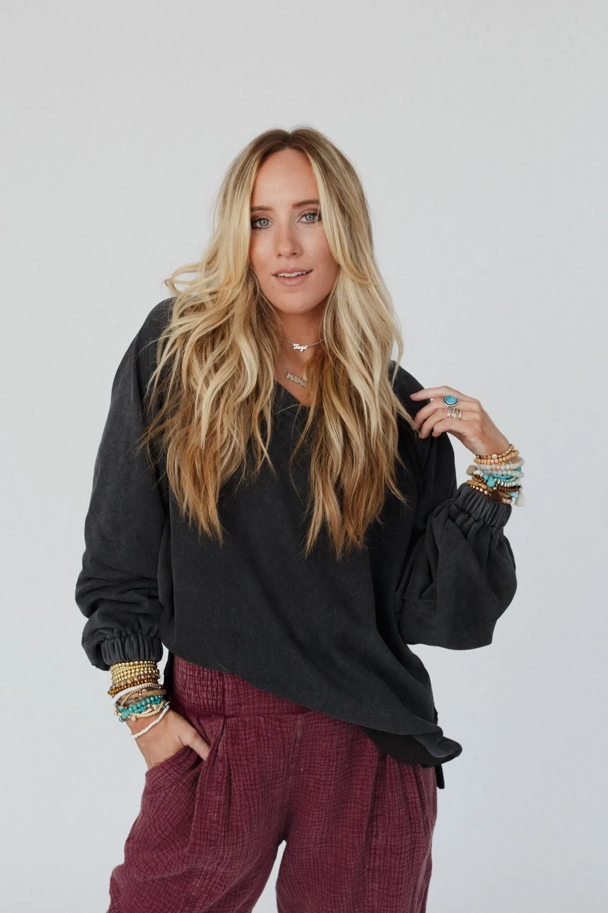 Crossed Paths Sweatshirt - Black