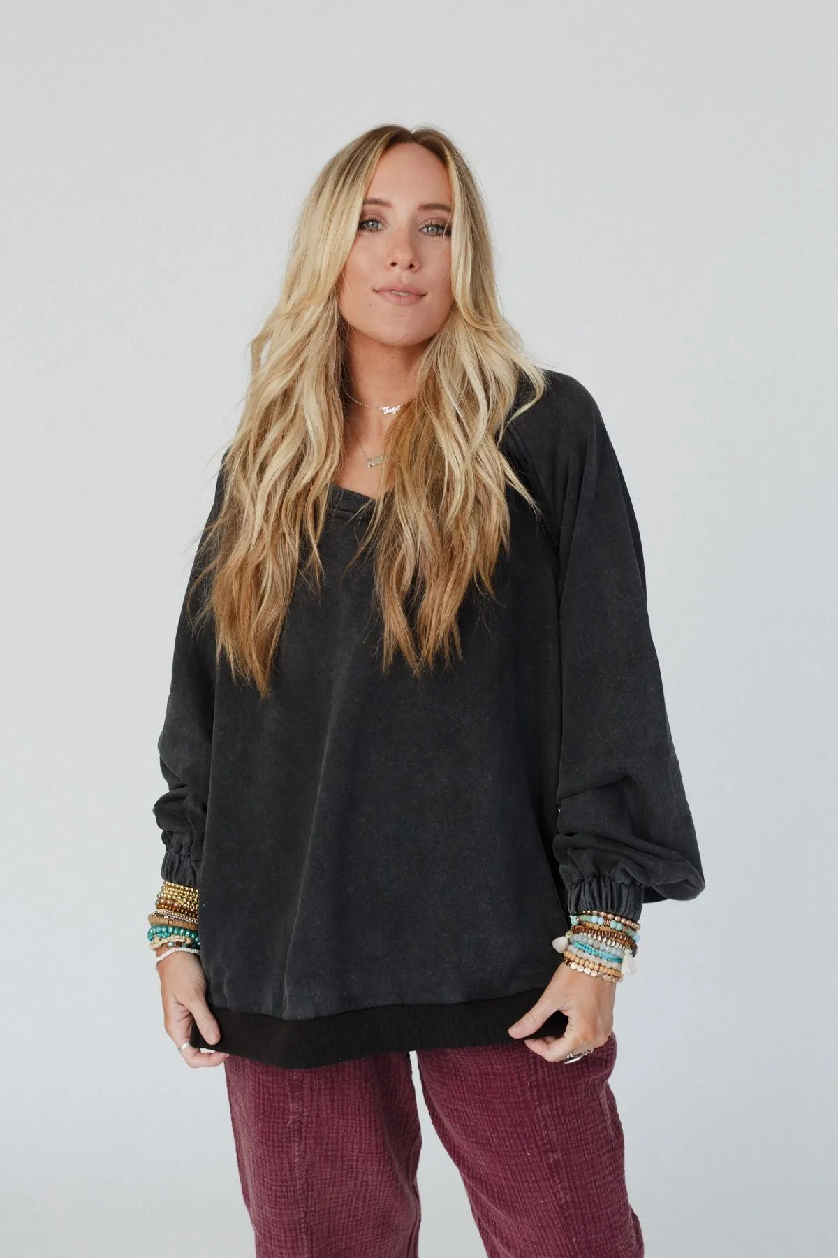 Crossed Paths Sweatshirt - Black