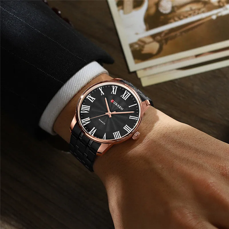 CURREN Original Brand Stainless Steel Band Wrist Watch For Men With Brand (Box & Bag)-8422