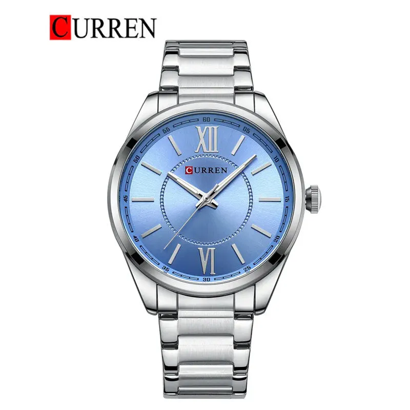 CURREN Original Brand Stainless Steel Band Wrist Watch For Men With Brand (Box & Bag)-8423