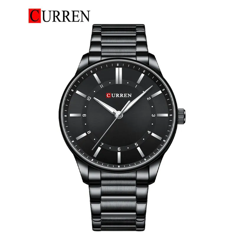 CURREN Original Brand Stainless Steel Band Wrist Watch For Men With Brand (Box & Bag)-8430
