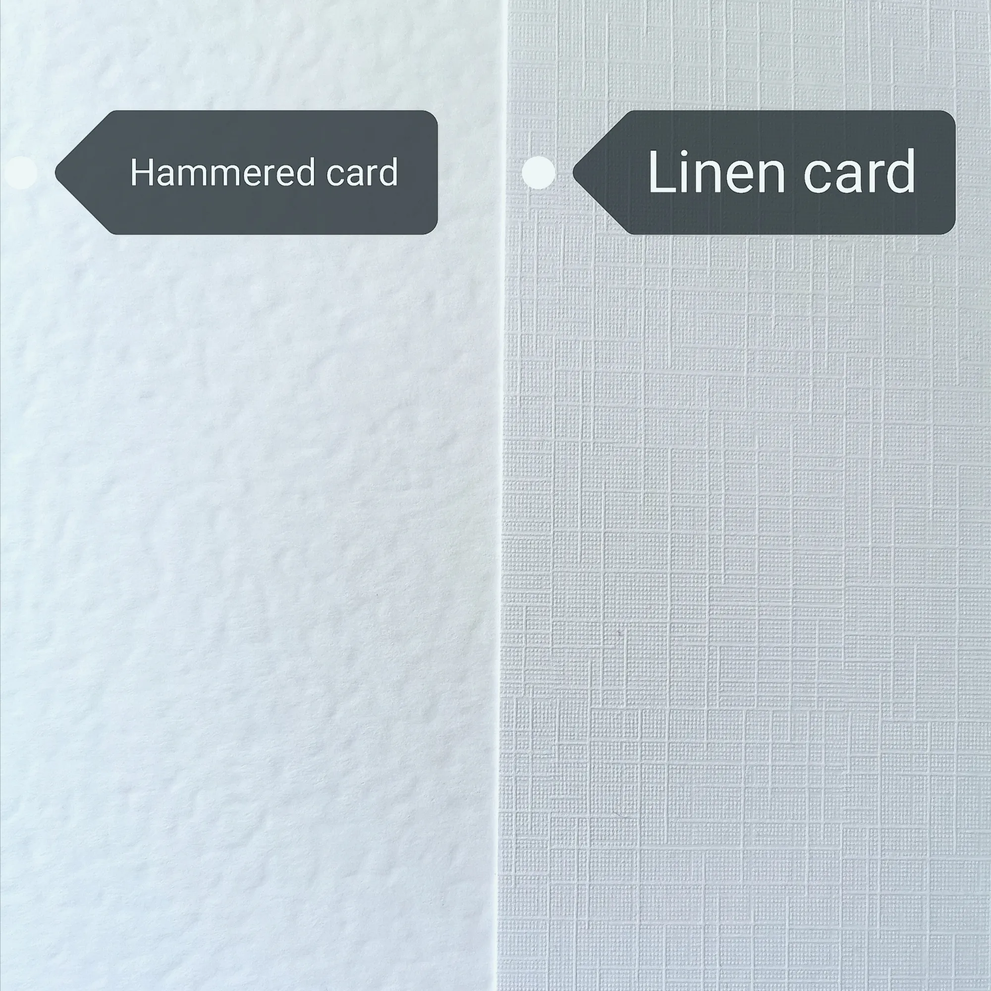 Custom printed folded display cards 76.2mm x 85.55mm for necklaces, scrunchies, headbands