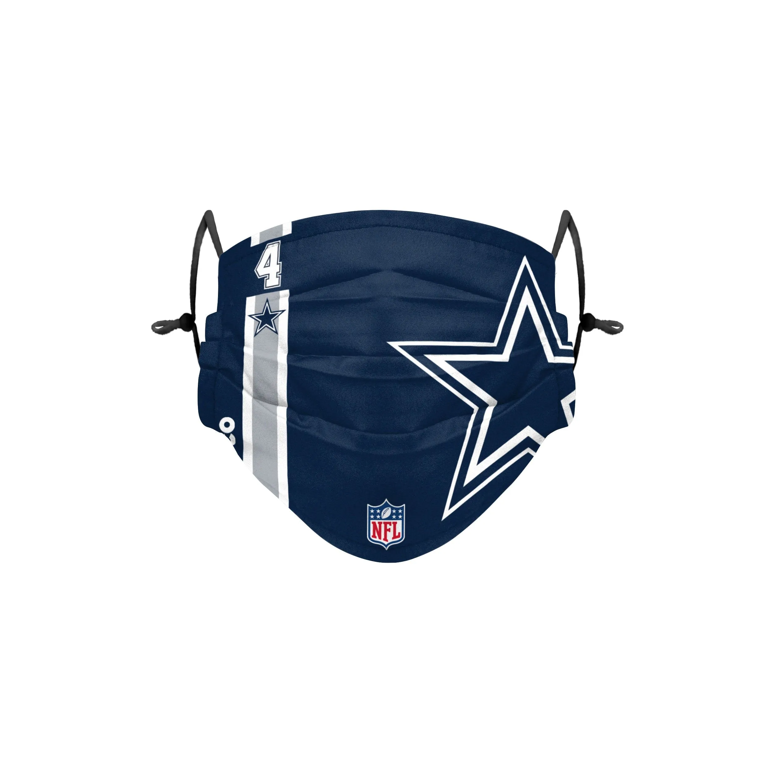Dallas Cowboys NFL Dak Prescott On-Field Sideline Logo Face Cover