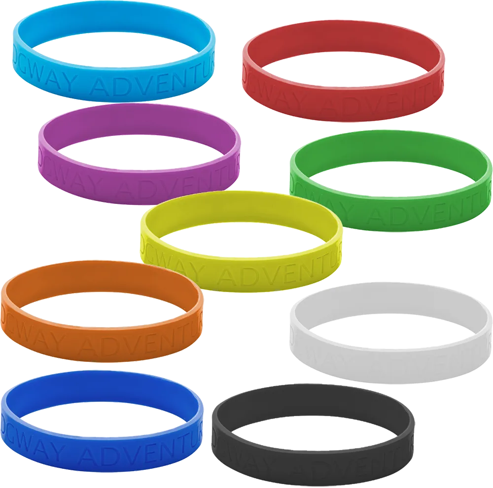 Debossed Wristbands - Unprinted sample