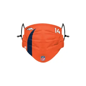 Denver Broncos NFL Courtland Sutton On-Field Sideline Face Cover