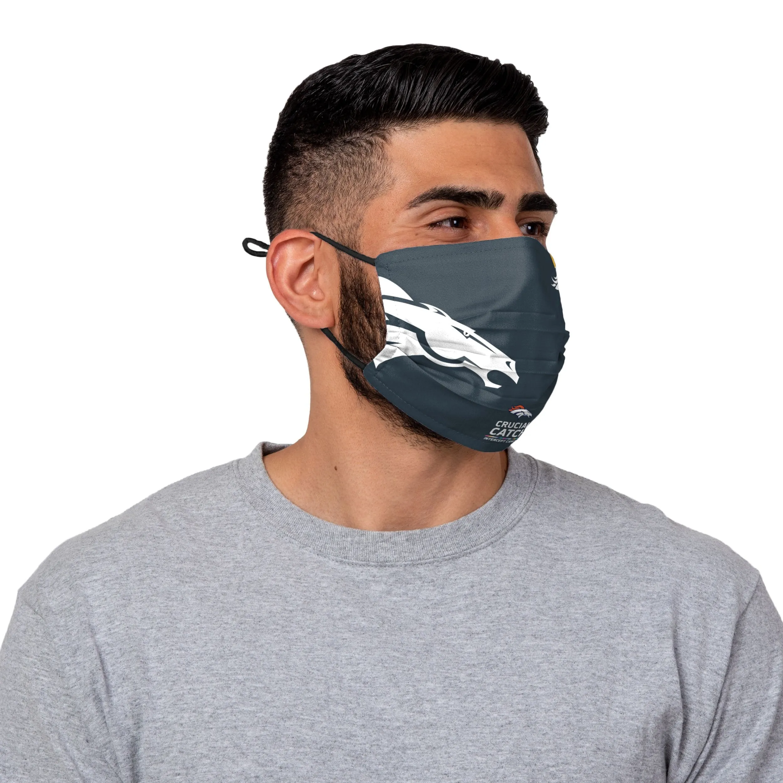 Denver Broncos NFL Crucial Catch Adjustable Face Cover