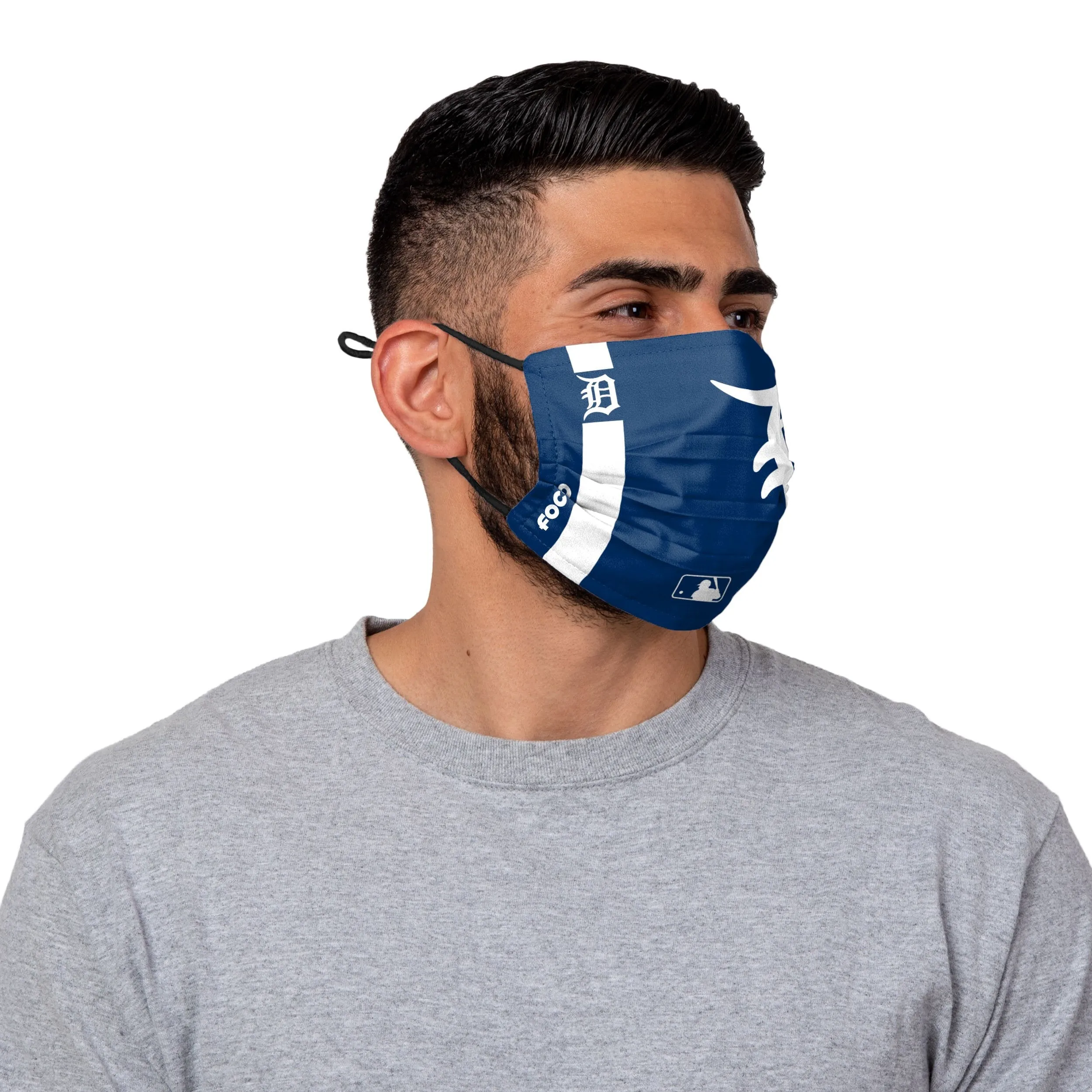 Detroit Tigers MLB On-Field Adjustable Navy & White Face Cover