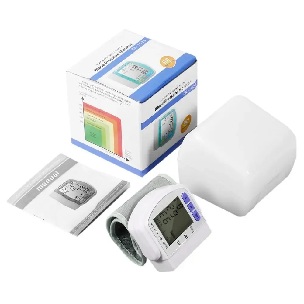 Digital Wrist Blood Pressure Monitor For Measuring Arterial Pressure-Digital Blood Pressure Monitor