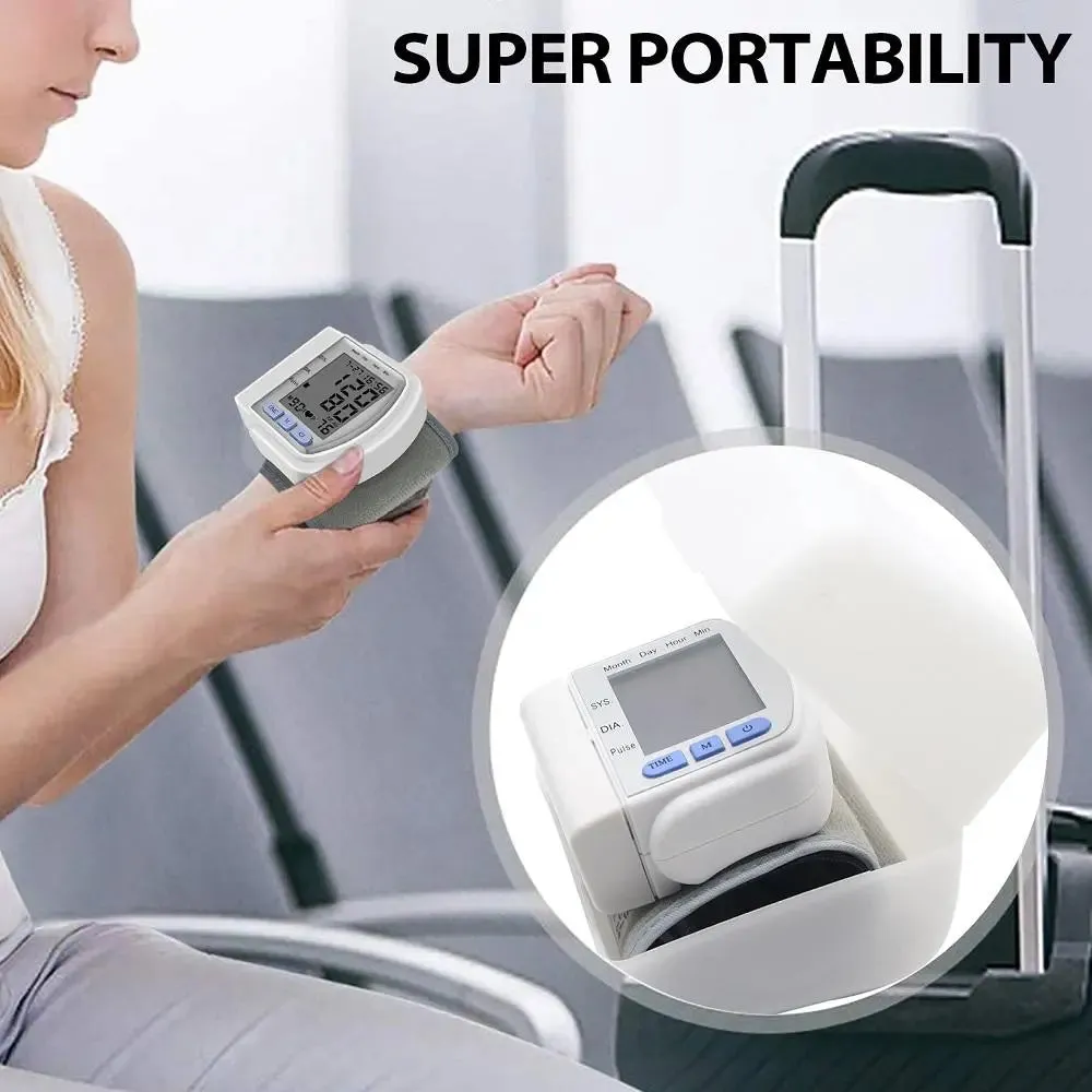 Digital Wrist Blood Pressure Monitor For Measuring Arterial Pressure-Digital Blood Pressure Monitor