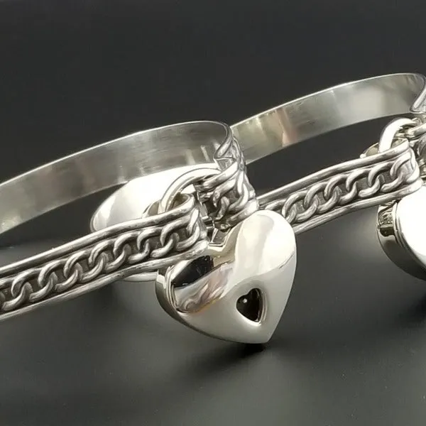 DONOVAN Submissive Handcuff Bracelets {Pair}
