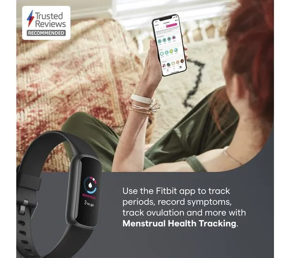 FITBIT Luxe Fitness Tracker - Black, Universal - Acceptable