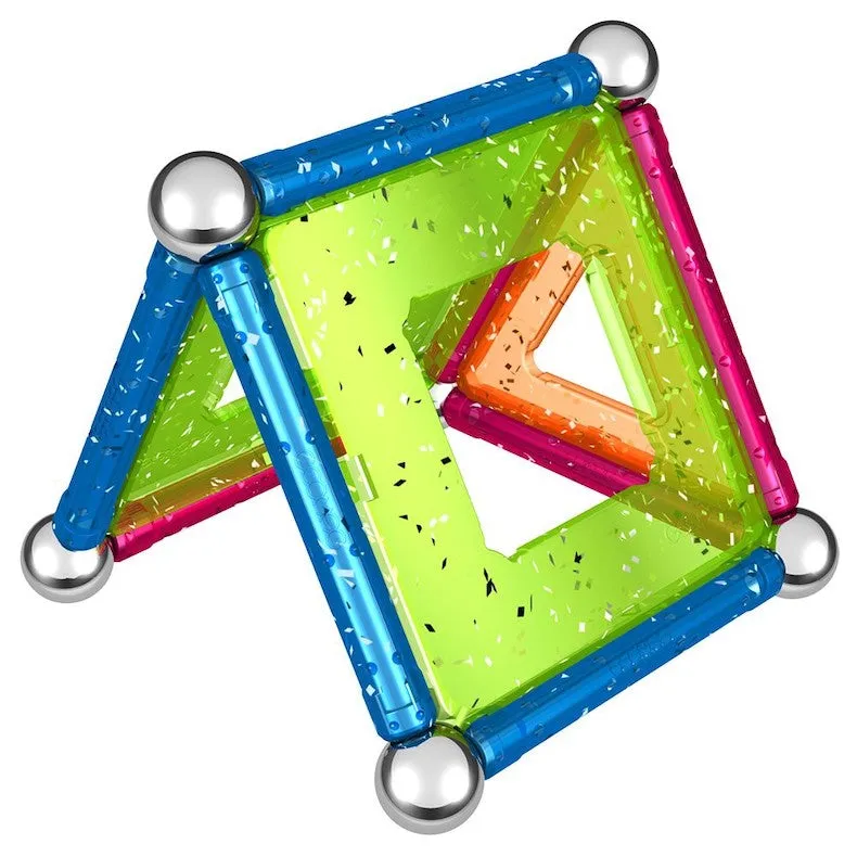 Geomag Glitter Magnetic Construction Toy Set (22pcs)
