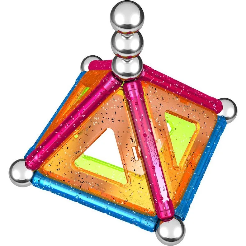 Geomag Glitter Magnetic Construction Toy Set (22pcs)