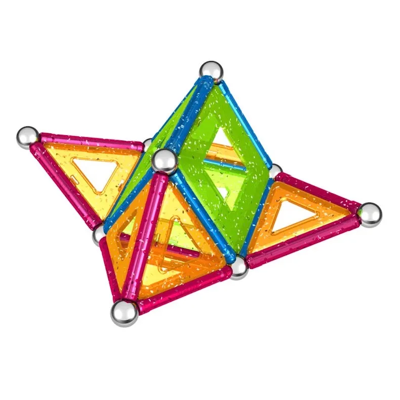 Geomag Glitter Magnetic Construction Toy Set (44pcs)