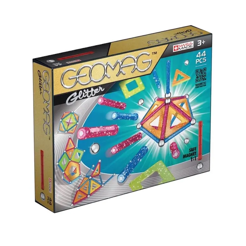 Geomag Glitter Magnetic Construction Toy Set (44pcs)