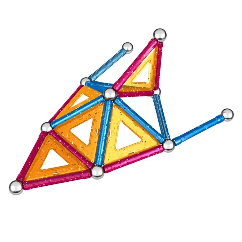 Geomag Glitter Magnetic Construction Toy Set (44pcs)