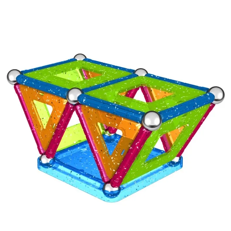 Geomag Glitter Magnetic Construction Toy Set (44pcs)