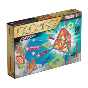 Geomag Glitter Magnetic Construction Toy Set (68pcs)