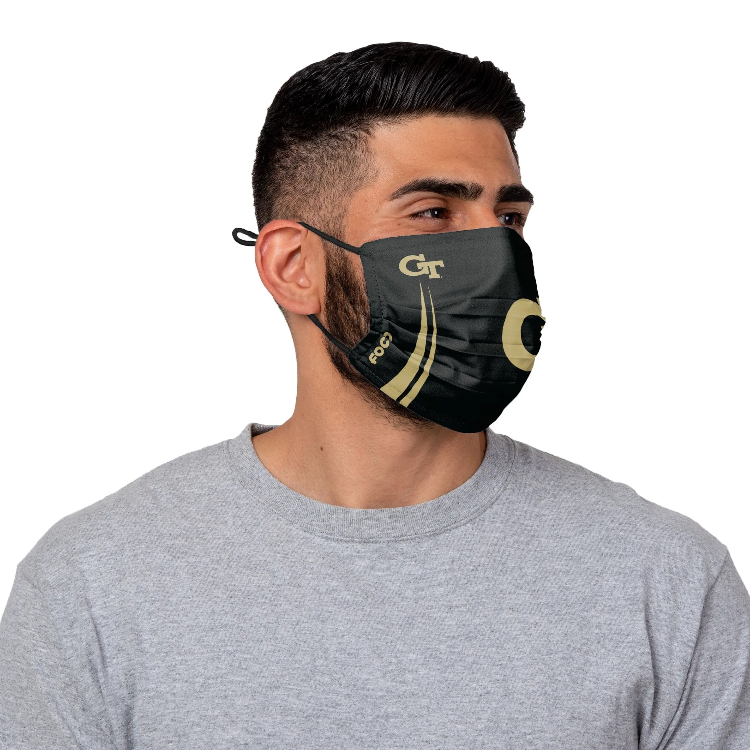 Georgia Tech Yellow Jackets NCAA On-FIeld Sideline Logo Black Face Cover