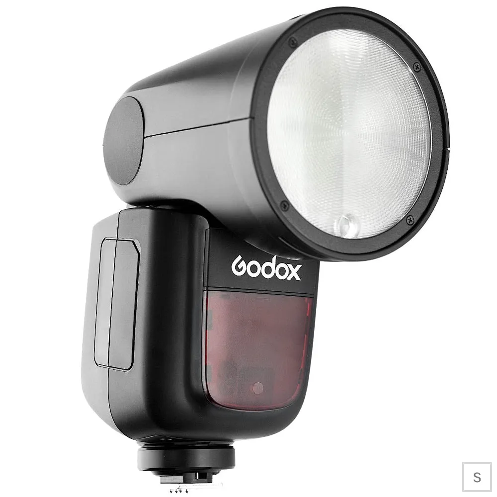 Godox V1 Round-Head TTL Speedlite 1/8000 HSS, 1.5s Recycle Time & Metal Hot-Shoe