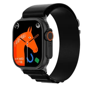 Green Lion Ultra Active GNSW49-A Smart Watch Black Case With Black Strap & Extra Strap