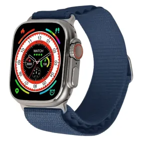 Green Lion Ultra Active GNSW49-A Smart Watch Space Gray Case With Blue Strap & Extra Strap