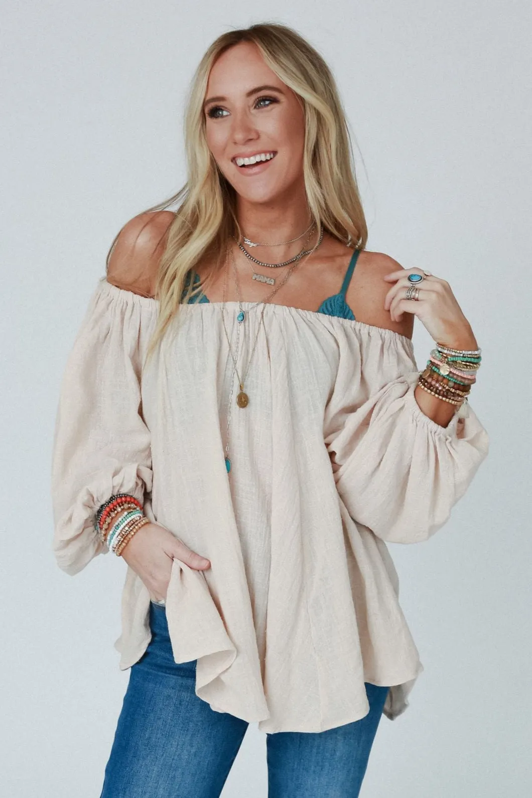Heaven State Top - Oat