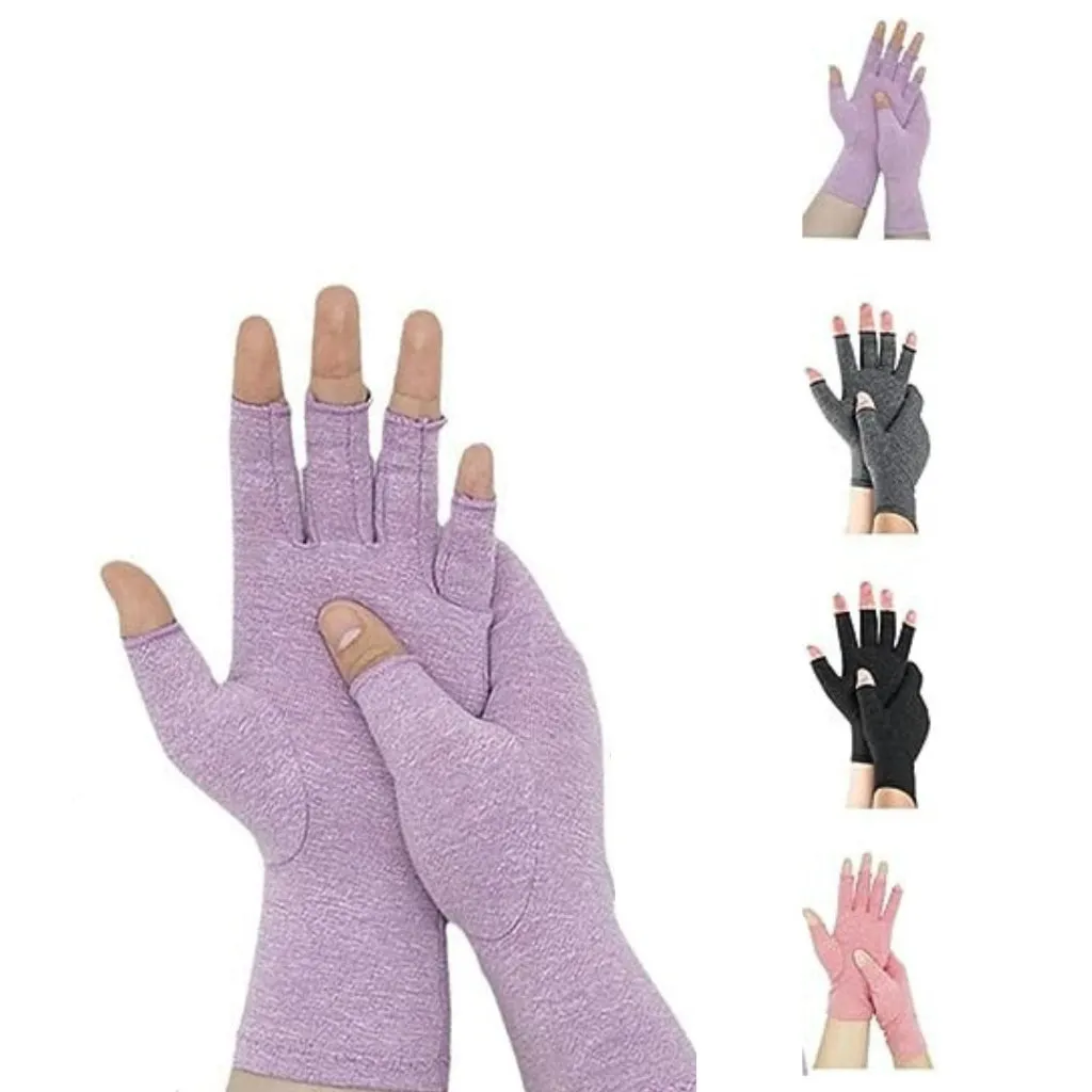 High-Quality Polyester and Cotton Arthritis Gloves, Sport Wrist Support, Joint Compression Gloves for Rheumatoid | Shopee Singapore