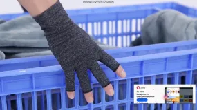 High-Quality Polyester and Cotton Arthritis Gloves, Sport Wrist Support, Joint Compression Gloves for Rheumatoid | Shopee Singapore