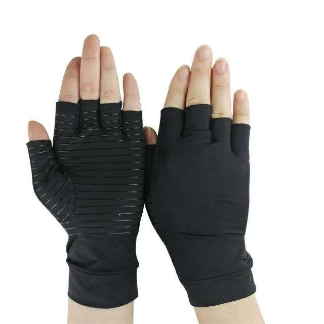 High-Quality Polyester and Cotton Arthritis Gloves, Sport Wrist Support, Joint Compression Gloves for Rheumatoid | Shopee Singapore