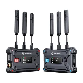 HOLLYLAND PYRO S HDMI / SDI Wireless 4K 30fps UHD Video Transmission System TX Transmitter   RX Receiver with Max 1300ft LOS Range, 50ms Low Latency, UVC & RTMP Streaming, Multi Power Supply Options for Live Broadcasting, Videography