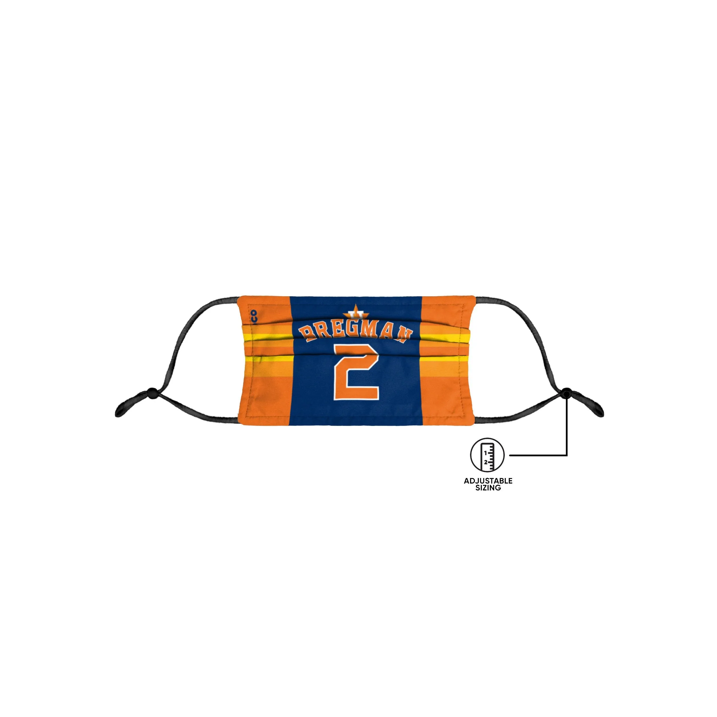 Houston Astros MLB Alex Bregman Adjustable Face Cover