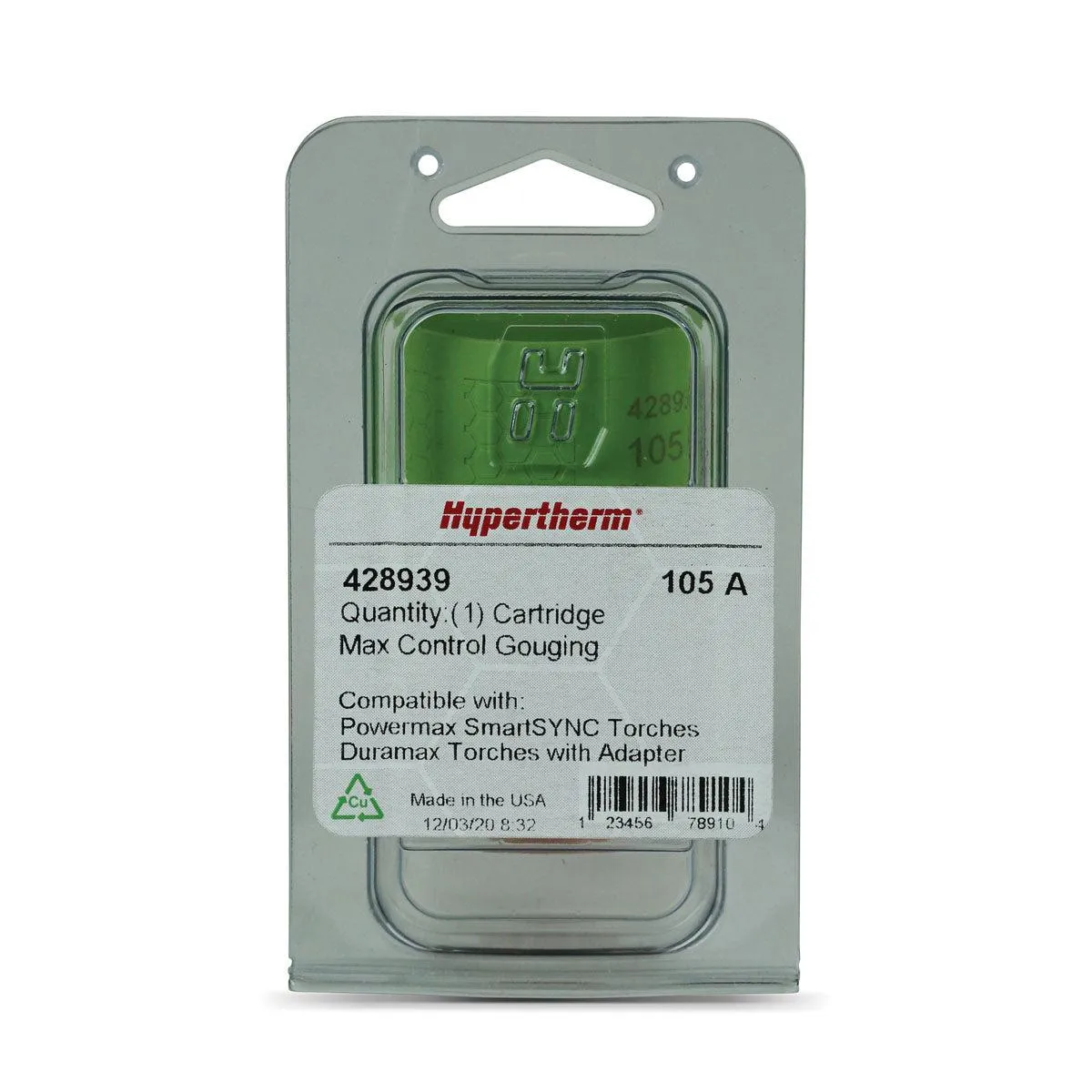 Hypertherm 105A SmartSYNC Cartridge for Max Control Gouging - 428939