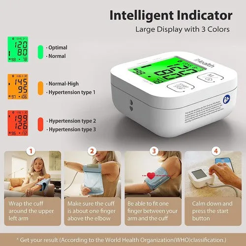 iHealth Track Smart Upper Arm Blood Pressure Monitor, Bluetooth