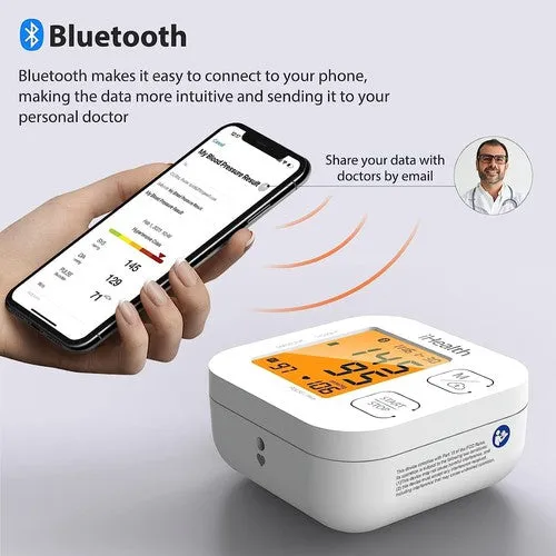 iHealth Track Smart Upper Arm Blood Pressure Monitor, Bluetooth