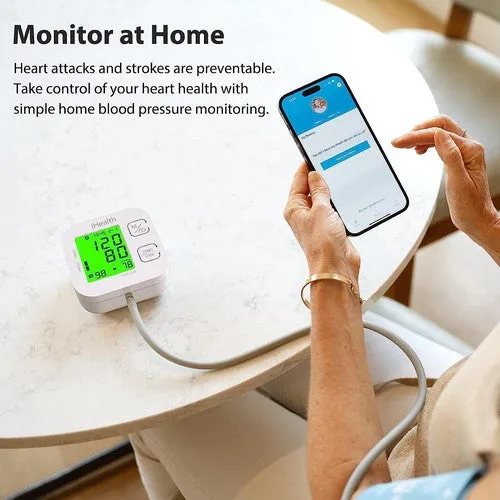 iHealth Track Smart Upper Arm Blood Pressure Monitor, Bluetooth