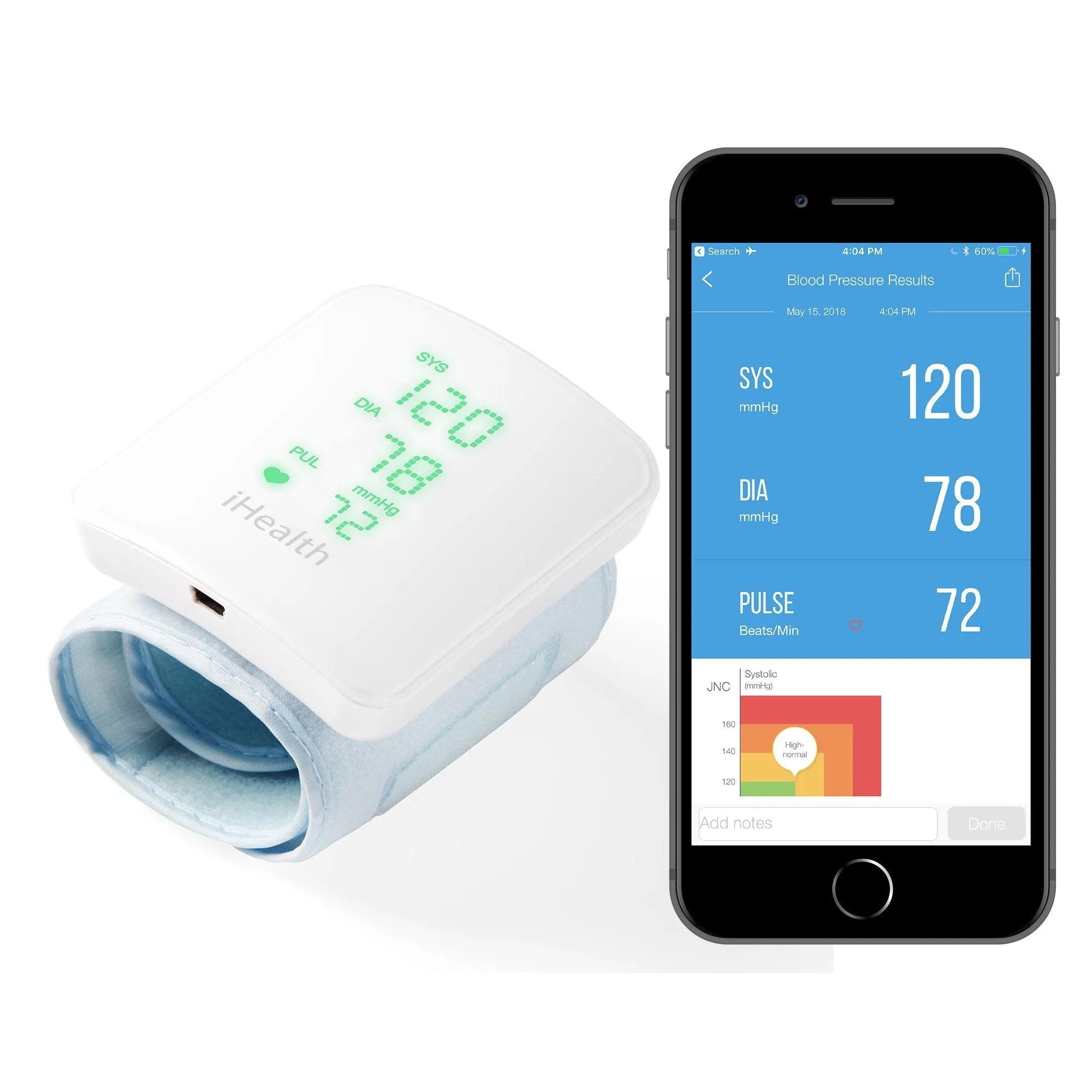 iHealth VIEW BP7S Smart Wrist Blood Pressure Monitor with Display