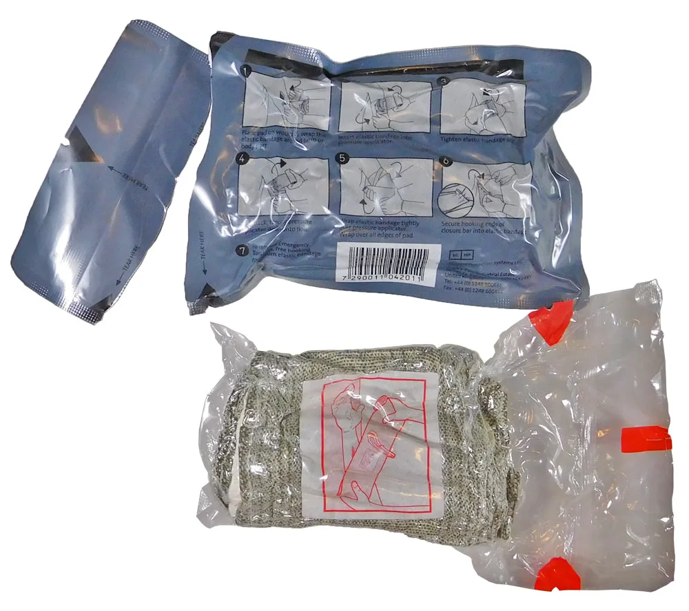 Israeli Bandage Trauma Wound Dressing - PerSys Medical NSN 6510-01-460-0849